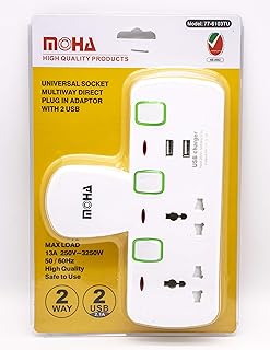 USB MOHA Multiport Sector Adapter (77-6103TU, 5V2.1A).. Looking for trendy fashion, home essentials, or electronics? DIAYTAR Nigeria has it all and delivers within days, not weeks.
