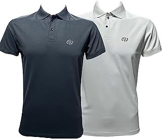Polo t-shirt with semi-long sleeve all day fresh for men (lot of 2).. DIAYTAR NIGERIA makes quality accessible with our diverse product range and dependable delivery service.