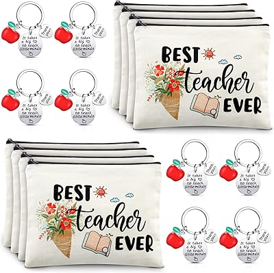 Thank you gift box for 16-room teachers, 8 make-up and make-up kits for teachers and 8 keychain for teachers, graduation and thank you gifts for teachers, Multi.. DIAYTAR NIGERIA makes luxury accessible with our affordable prices and dependable delivery service.