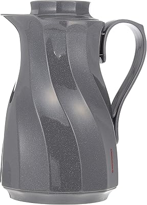 German thermal carafe Routebank T 910, capacity 1.0 liters, thermos Rotpunt of Germany (brilliant gray).. DIAYTAR NIGERIA: Your affordable gateway to thousands of products delivered promptly nationwide.