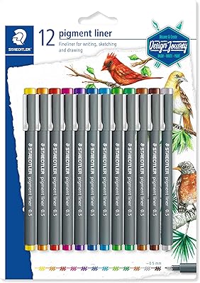 STEDTLER 30805SBK12 pigmentary markers - matching colors, 0.5 mm (12).. Experience the ease of digital shopping with DIAYTAR NIGERIA's affordable and diverse marketplace.