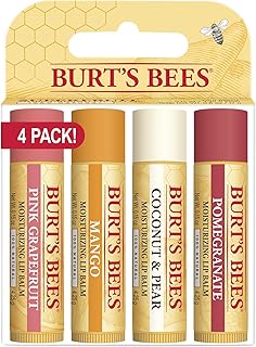 Creamy gift box with Burt's Bees bee wax, 4 lip balms in a gift box, matching 4 units.. DIAYTAR NIGERIA transforms how Nigerians shop with our affordable prices and dependable shipping times.
