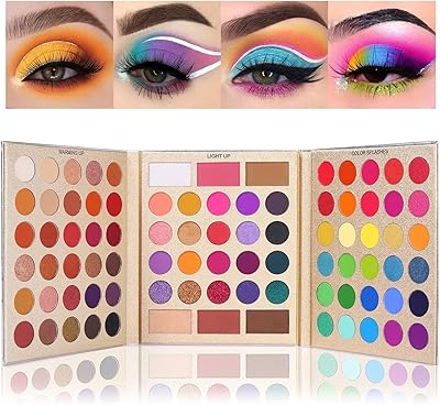 Pallet of eyeshadows Ucanb Pretty All, 86 -colored vacation gift box, matt and matt make -up set, highlight, outline and eyeshadow all in one.. DIAYTAR NIGERIA: Where shopping is easy, prices are low, and delivery is just days away.