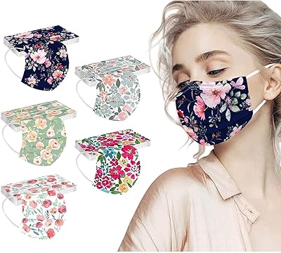 50pcs spring flowers disposable mask 3 folds with colorful printed nose for the.. Shop from Nigeria's largest product selection at DIAYTAR, with budget-friendly prices and swift delivery.