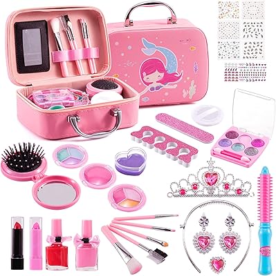 Makeup kit for children for girls, behable makeup set 32 ​​children's toy pieces Makeup girls for children, children's makeup sets for girls Christmas birthday gifts for girls of 5 6 7 8 9 10 years old.. Your comprehensive marketplace awaits at DIAYTAR NIGERIA with affordable prices and reliable delivery times.