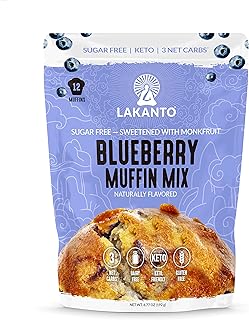 Mixture of muffins with sugar -free cranberries Lakanto - naturally flavored, sweetened with a sweetener with monk fruit, Ceto compatible, 3 net carbohydrates, gluten -free, breakfast, delicious, easy to prepare (12 portions).. DIAYTAR NIGERIA brings affordable shopping solutions to every corner of Nigeria in just 5-8 days.