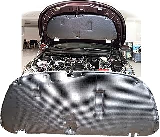 Hood car in thermal and sound insulation, for Toyota car 2019 2020 2021, Aluminum leaf material - Reduce aging/protect the machine cover.. DIAYTAR NIGERIA connects your desires with reality through our affordable e-commerce platform and quick delivery.