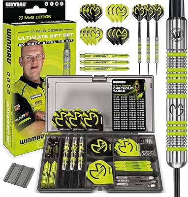 Winmau gift boxes Michael van Gerwen MVG Dart game 50 pieces with 4.. No delays, no drama — just fast, affordable shopping with DIAYTAR Nigeria.