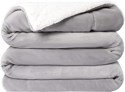 SHERPA LIBER Gray SHERPA COVER FOTOWN HOME Queen size 220x240cm, Comfortable cover for sofa, hot and soft winter blanket for bed.. Home to endless choices and pocket-friendly prices — DIAYTAR Nigeria.