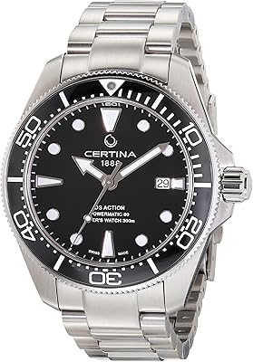Swiss Automatic Watch DS Action Diver 43 mm Powermatic 80 Certina for men, money, money.. DIAYTAR NIGERIA makes online shopping accessible to all with budget-friendly prices and reliable delivery.