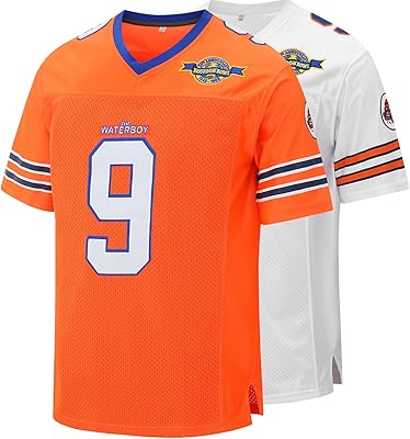Ey waterboy jersey football jersey sewn #9 bobby boucher 50th anniversary football jersey S-XXXL.. DIAYTAR NIGERIA brings the marketplace to your home with budget-friendly prices and nationwide delivery.