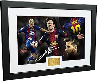 Photo frame signed Lionel Messi, 12 x 8 A4 format, bearing the sentence \ "Celebration \" - Barcelona - Signed photo frame.. From tech gadgets to groceries, DIAYTAR Nigeria is your all-in-one online store. And the best part? Delivery happens fast — between 5 to 8 days.