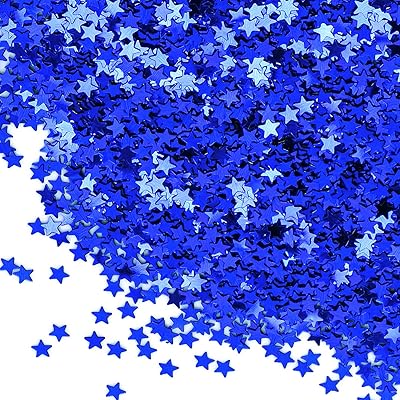 30g of blue stars confetti, confetti with 6 mm metal glitter, glitter confetti for birthday party, wedding, halloween, Christmas decoration.. Easy checkout, quick delivery — shop now on DIAYTAR Nigeria.