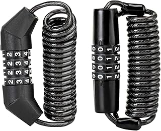 Antolle for motorcycle rock bros helmet, anti -theft for bicycle helmet, small 4 -digit anti -theft cable, retractable luggage anti -theft, anti -theft for baby stroller, black, 2 rooms.. Shop without boundaries at DIAYTAR NIGERIA, offering affordable products with convenient delivery times.