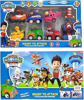 Party Time - Set of Collective Car toys Paw Patrol 7 -room children.. Shop with confidence at DIAYTAR NIGERIA, enjoying competitive prices and delivery within 8 days.