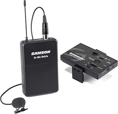 Samson wireless tie for smartphones (transmitter and receiver) of Gomic Mobile - Black, Swgmmslav.. DIAYTAR NIGERIA revolutionizes online shopping with competitive prices and reliable 5-8 day delivery.
