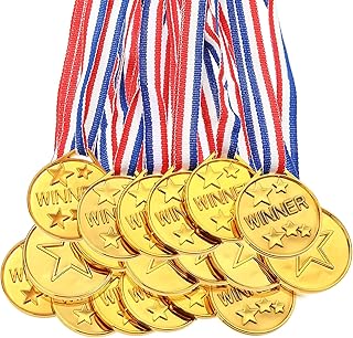 30 pieces medals of golden plastic winners, winner medals, Olympic style metal price for sports competition, talent show, birthday party gifts.. From phone accessories to home decor — DIAYTAR Nigeria ships it fast.