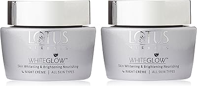 Whitening and lightening cream for White Glow of Lotus Herbals (60 g) - Lot of 2.. Browse, shop, and receive — DIAYTAR Nigeria keeps it simple.