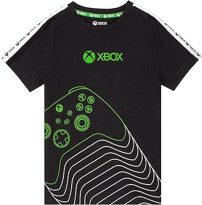 Xbox t-shirt for boys and girls | Green shirt with gamer logo | Unisex clothing for children and adolescents.. DIAYTAR NIGERIA delivers happiness in 5-8 days with our affordable and diverse product range.