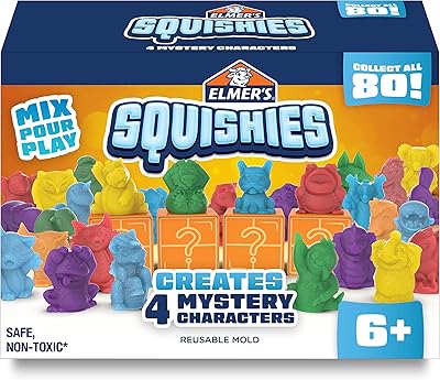 Set of spongy toys almer's Squishies for children, set of DIY spongy toys which creates 4 mysterious figurines, set of 24 pieces.. DIAYTAR Nigeria — the online store where variety meets value.