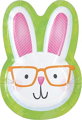 Creative Converting Rabbit Plap Joyeuses Easter, 8 pieces, Size 8.75 inches.. Shop with purpose at DIAYTAR NIGERIA, where diverse selection meets budget-friendly nationwide delivery.
