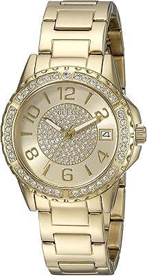 Guess relaxed watch for women in stainless steel with crystal.. DIAYTAR NIGERIA: The marketplace that brings affordable products to every Nigerian home in under 8 days.