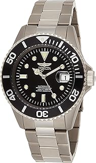 Automatic watch for men with analog display and titanium bracelet 0420, black, standard, bracelet.. Discover the perfect shopping experience with DIAYTAR NIGERIA's vast selection and prompt delivery service.