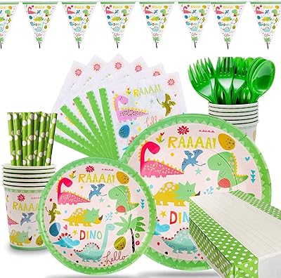 106 Dinosaur -shaped disposable party supplies enough 12 pieces for decorations.. Your one-click solution to affordable shopping, DIAYTAR NIGERIA delivers quality products nationwide.