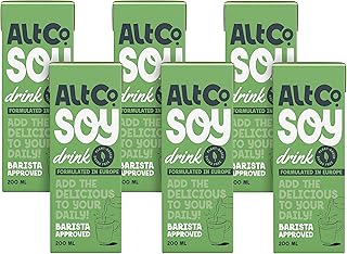 Altco soy milk 200 ml (pack of 6) | soy milk | Lactose -free milk | gluten -free | vegetarian milk | Without dairy products | soy milk | Without dairy and nutty products.. Nigeria's e-commerce leader delivers unmatched variety and value to your doorstep in just 5-8 days.