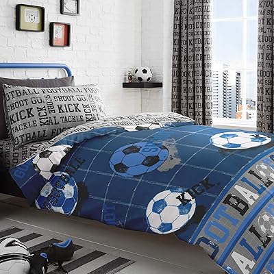 Bedlam cotton, blue, simple, L135 cm x L200 cm (duvet cover), L50 cm x L75 cm (pillowcase) (52 % polyester/48 % cotton).. Transform your shopping experience with DIAYTAR NIGERIA's vast product selection delivered at unbeatable prices.