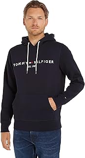 Long -sleeved hoodie with Tommy Hilfiger embroidered brand logo logo.. Your complete e-commerce solution, DIAYTAR NIGERIA offers variety and value with nationwide shipping.