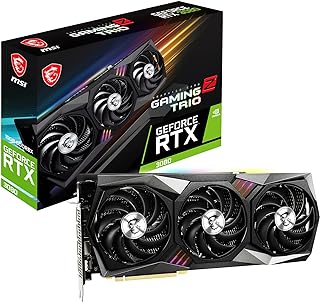 MSI GeForce RTX 3080 LHR 10 GB GDRR6X 320 bits game graphic card with HDMI/DP and Torx NV-Link 4 RGB AMP OC Architecture (RTX 3080 Gaming Zed-Trio 10G LHR).. DIAYTAR NIGERIA transforms online retail with our affordable platform and dependable shipping service.