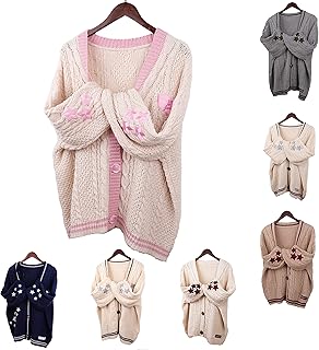 Winter cardigan knitted with long sleeves for women adapted in spring in large size.. DIAYTAR NIGERIA brings the marketplace experience online with affordable and reliable delivery service.