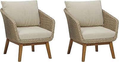 Set of wooden loungers in Ashley outdoor Crystal Cave, 2, beige.. DIAYTAR NIGERIA delivers what you want at prices you'll love, all within 5-8 days nationwide.