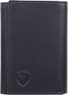 Fine RFID Pour Men portfolios - Trois -like three -component portfolio with front pocket including an identity window and a credit card holder, blue edition.. DIAYTAR NIGERIA delivers more than products - we deliver affordable shopping satisfaction nationwide.