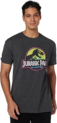 T-shirt with Men's Jurassic Park logo.. DIAYTAR NIGERIA: Where affordability and variety come together with nationwide 5-8 day delivery.
