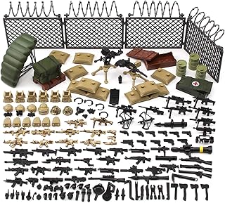 Filife Set of military weapons, construction block model for soldiers' figurines, set of military equipment and spare parts accessories compatible with the main brand.. Discover why millions choose DIAYTAR for affordable online shopping with delivery in just 5-8 days.