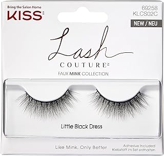 Kiss lash couture KLCS02C vision eyelash kit, little black dress, 1 pair.. Discover shopping simplified with DIAYTAR NIGERIA's comprehensive platform and reliable 5-8 day shipping.