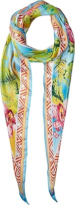 XIIX Collection Kerf-Volant Tropical Scene for Women, Multicolored Vive, Unique Size.. Enjoy deals you can’t resist and delivery you can trust — DIAYTAR Nigeria.