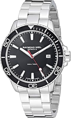 TANGO 300 quartz watch with stainless steel bracelet for men, silver, 19.6 (model: 8260-St1-20001), Silver, one size, diver.. DIAYTAR NIGERIA: Where value meets variety with reliable nationwide delivery in under 8 days.