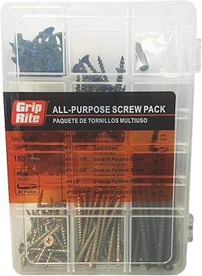 Multipurpose screw Kit PRIMEGUARD MBC DWS with free phillips n ° 2 tips, 180 pieces.. Nigeria's most loved e-commerce platform delivers affordable shopping solutions to your doorstep.