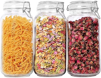 Comsafe Set of 3 hermetic glass containers with food storage container lids.. From Lagos to Kano, DIAYTAR Nigeria delivers across Nigeria in days.