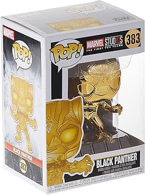 Funko pop! marvel : ms10 - black panther (chrome), figurine - 33520.. DIAYTAR NIGERIA: Your affordable shopping destination with thousands of products delivered in days.