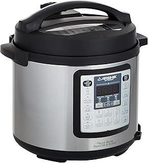 Arshia digital pressure cooker, 6 liters, EP118-2372, black, 'Manufacturer 1 year' guarantee '.. DIAYTAR NIGERIA brings the market to your screen with thousands of affordable products delivered to your door.