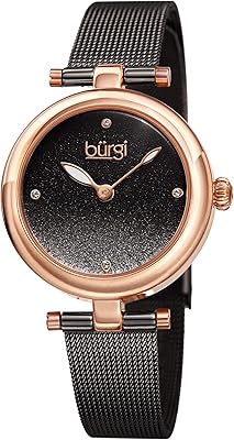 Women's watch burgi bur231 stainless steel bracelet markers.. Experience shopping satisfaction with DIAYTAR NIGERIA's vast selection and budget-friendly delivery options.