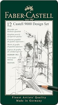 9000 12 pencil drawings set.. DIAYTAR NIGERIA: Bringing quality products to your doorstep at prices that won't break the bank.