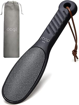 Aogi pedicure foot grater - eliminates damaged and hard skin, avoids the accumulation of calluses - soft and fine lime for professional treatment at home (black, waterproof, delivered with original pouch).. Your ultimate shopping destination, DIAYTAR NIGERIA combines extensive selection with affordable shipping.