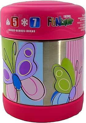Bol Funtainer thermos in stainless steel - butterfly 290ml.. DIAYTAR NIGERIA transforms dreams into deliveries with our affordable prices and 5-8 day shipping.