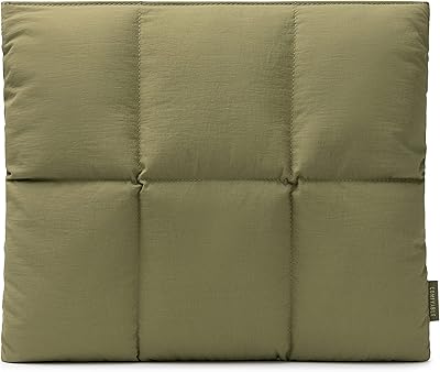 Women's padded and comfortable tablet case, compatible with iPad Pro M2 M1 2018-2022 with Magic Keyboard, olive green.. Experience the DIAYTAR difference with our vast product selection and delivery within 5-8 days.
