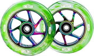 Fomo Team Pro Stunt 100 mm 24 Scooter Watercolor Effect Wheels With Rounds.. Easy checkout, quick delivery — shop now on DIAYTAR Nigeria.